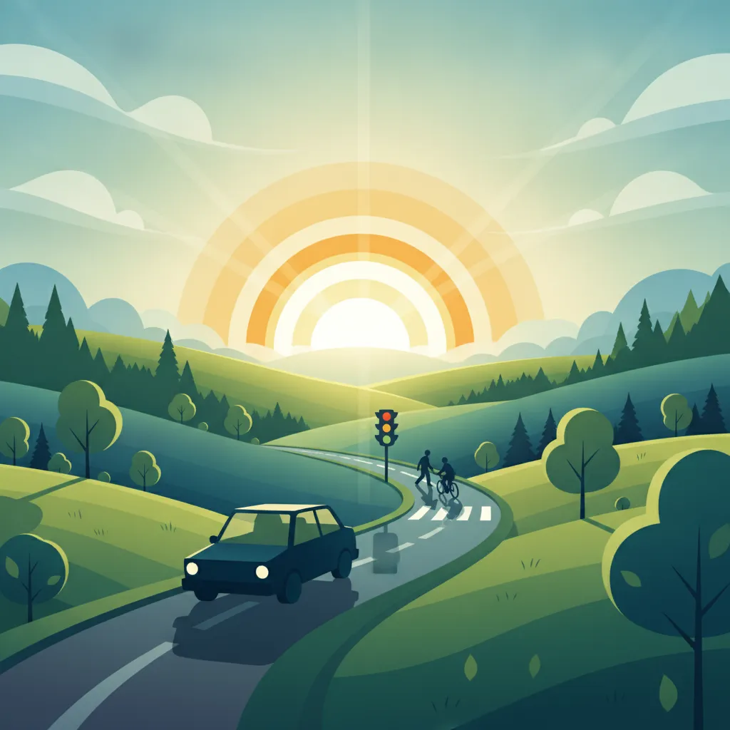 Driving Safely in Sun Glare in Germany