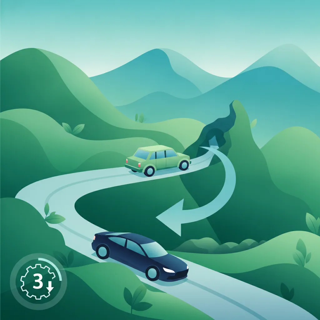 Driving on Steep Descents in German Traffic