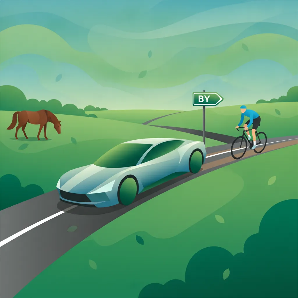 Danish Rural Roads and Village Transitions