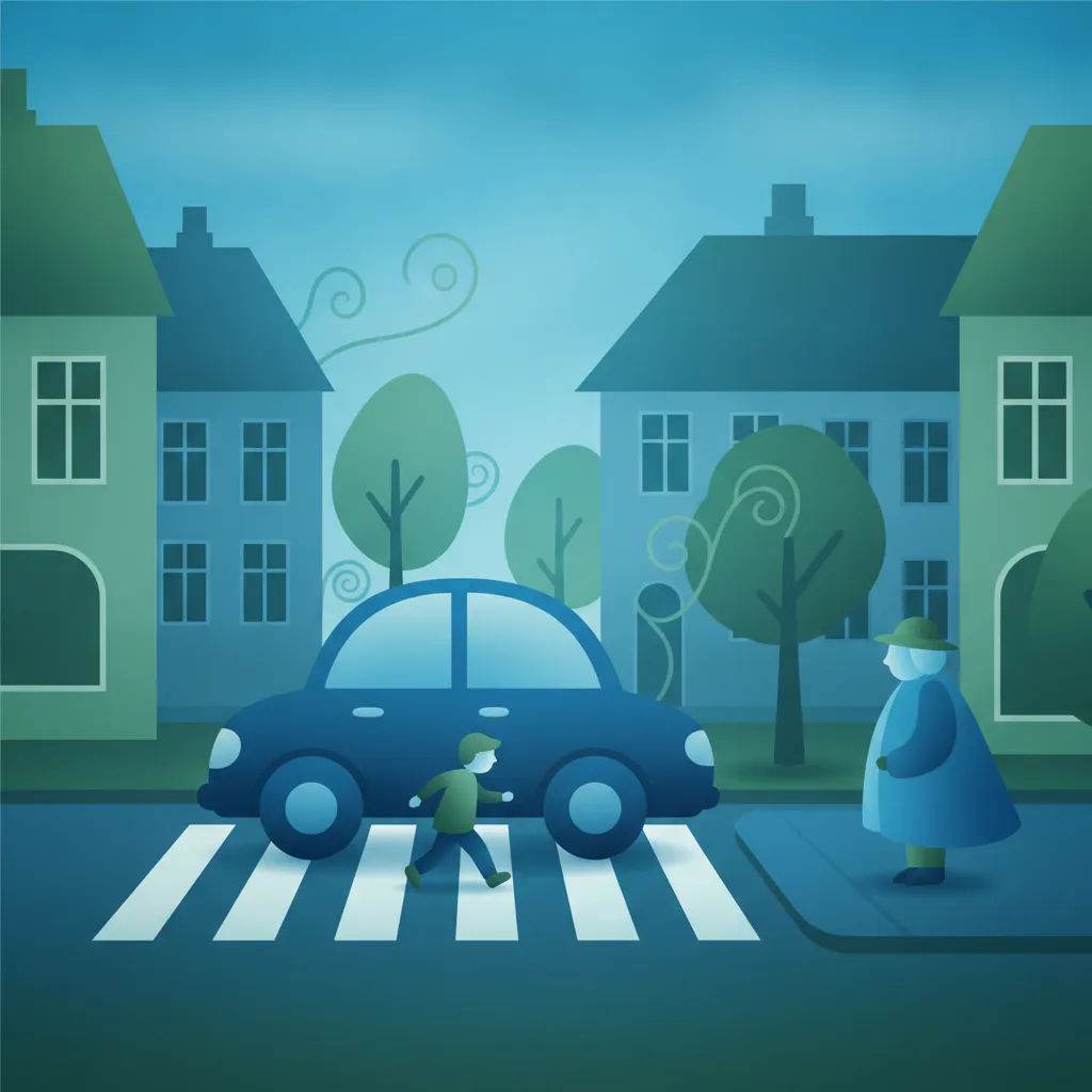 Pedestrian Crossing Safety for Danish Driving Theory