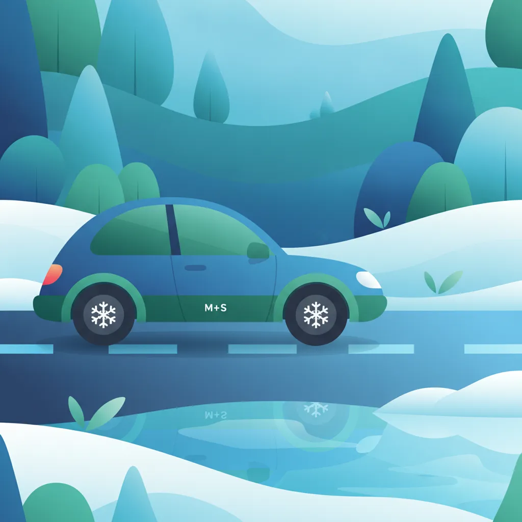Pneus d'hiver et adéquation à la route au Danemark