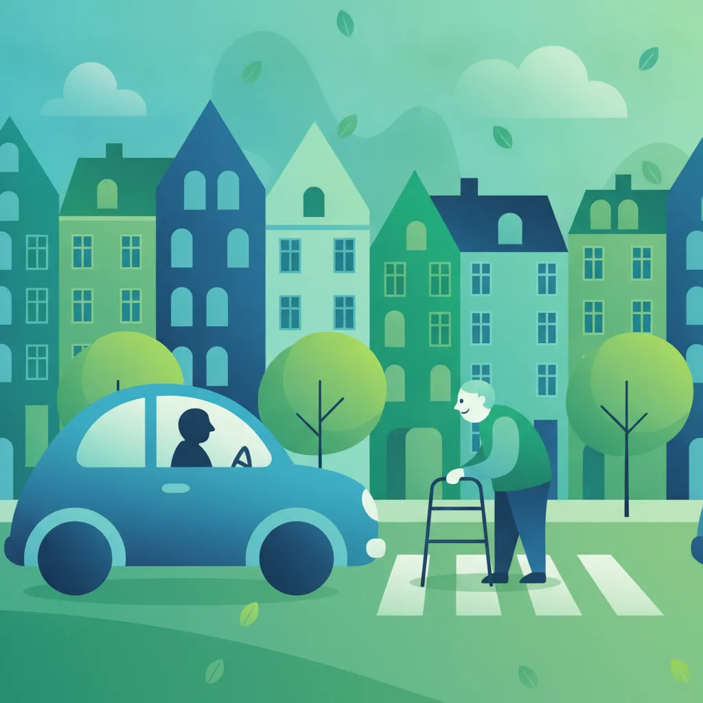 Driving Safely Around Vulnerable Pedestrians in Denmark