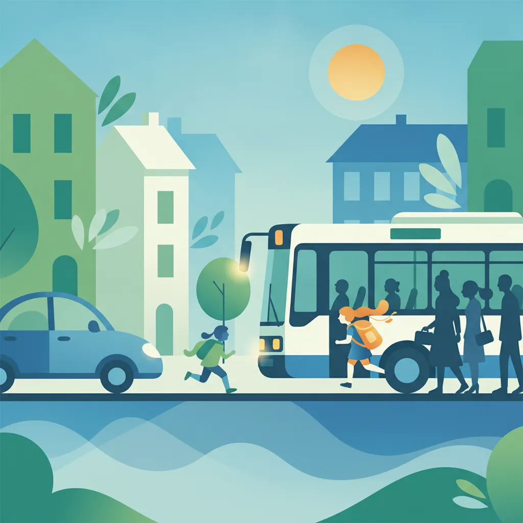 Driving Safely Near Danish Bus Stops and Passengers