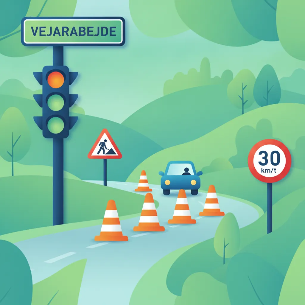 Danish Roadworks and Temporary Traffic Rules