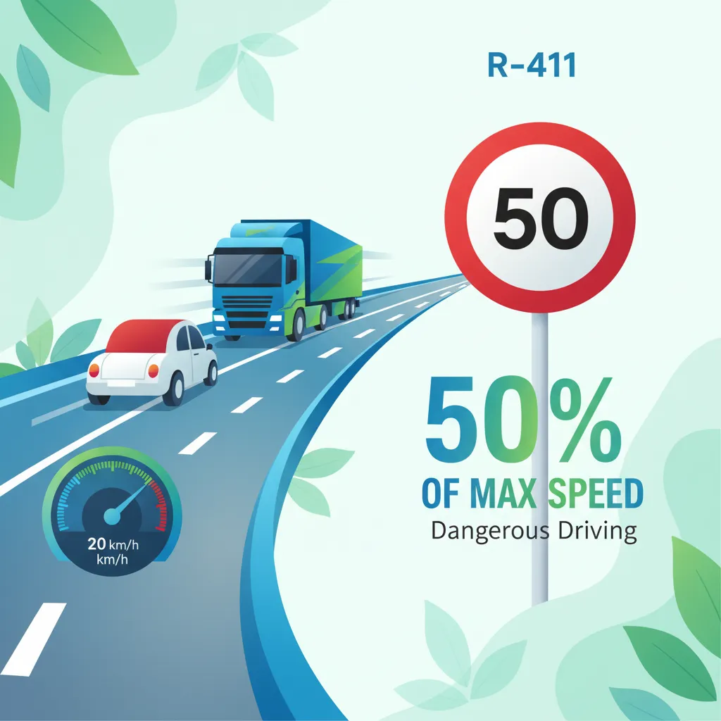 Minimum Speed Limits and the 50% Rule in Spain