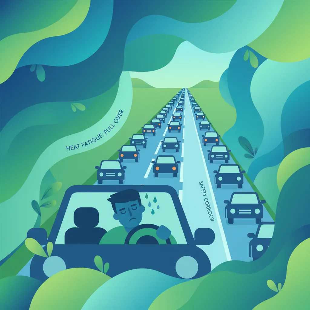 Summer Driving Challenges: Heat, Fatigue, and Traffic in Spain