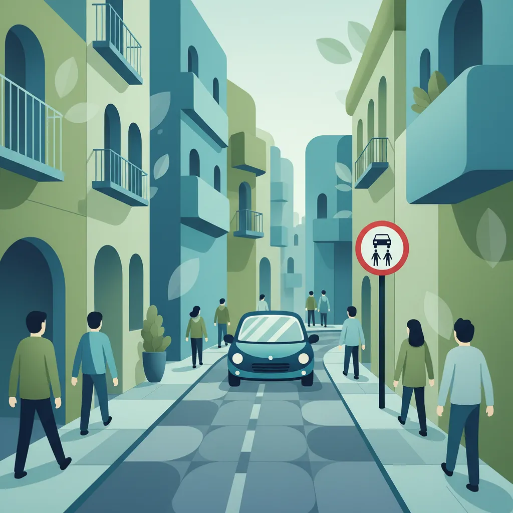 Zonas Residenciales S-28: Prioridad Peatonal en España