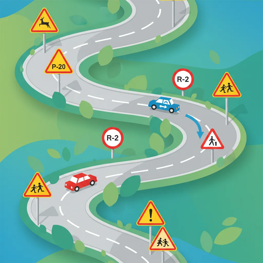 Spanish Warning Signs & Priority Rules for DGT Exam Success