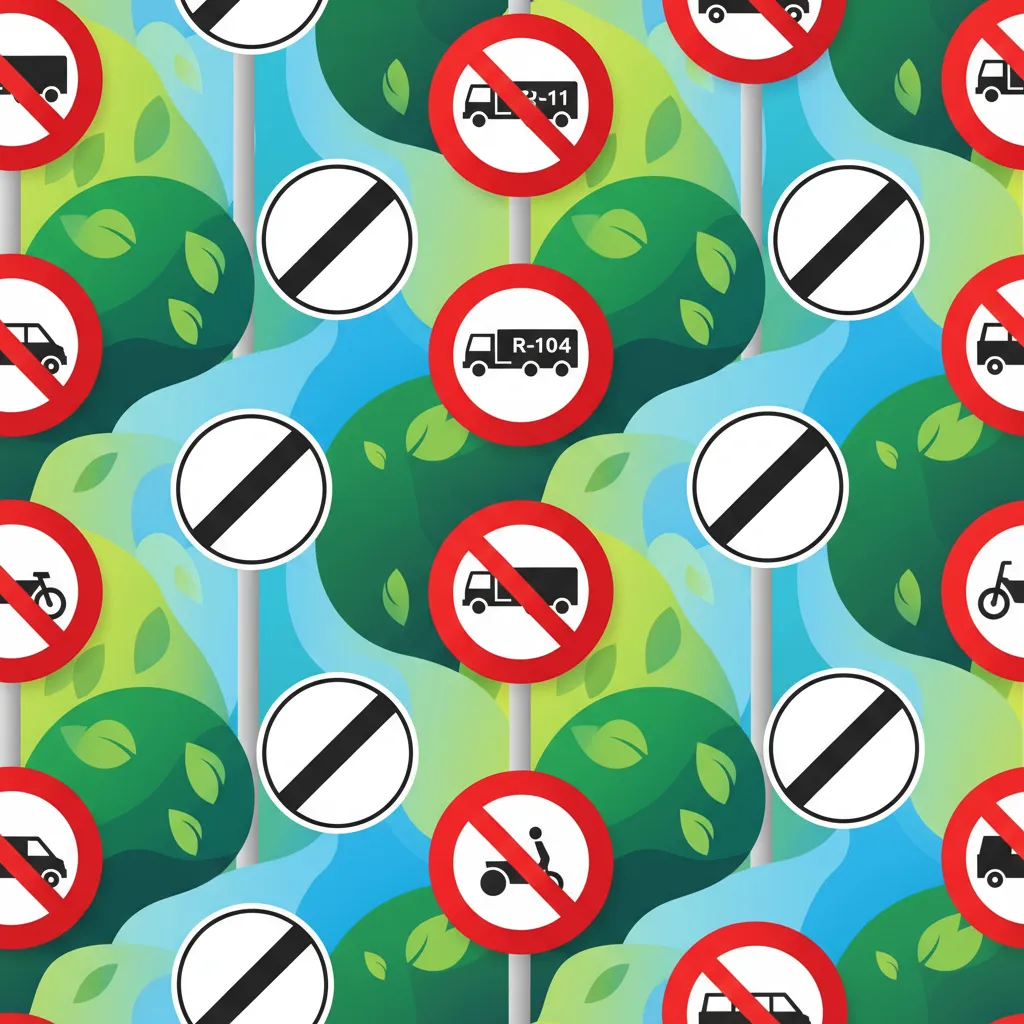 Understanding Spanish Prohibition and Restriction Signs (R-Series)