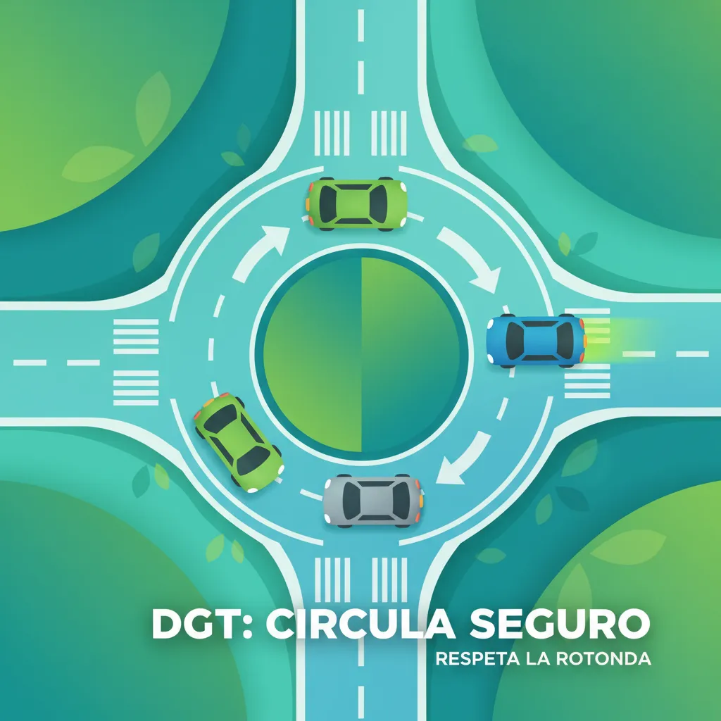 Spanish DGT Roundabout Rules: Lane Usage and Safe Exit Practice for Your Driving Exam
