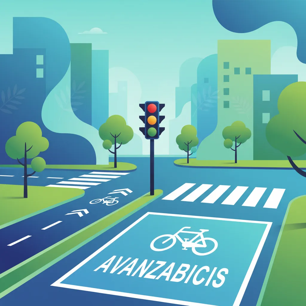 Señalización Urbana Especial para Ciclistas: Avanzabicis, Carriles Ciclistas y Sharrows en España