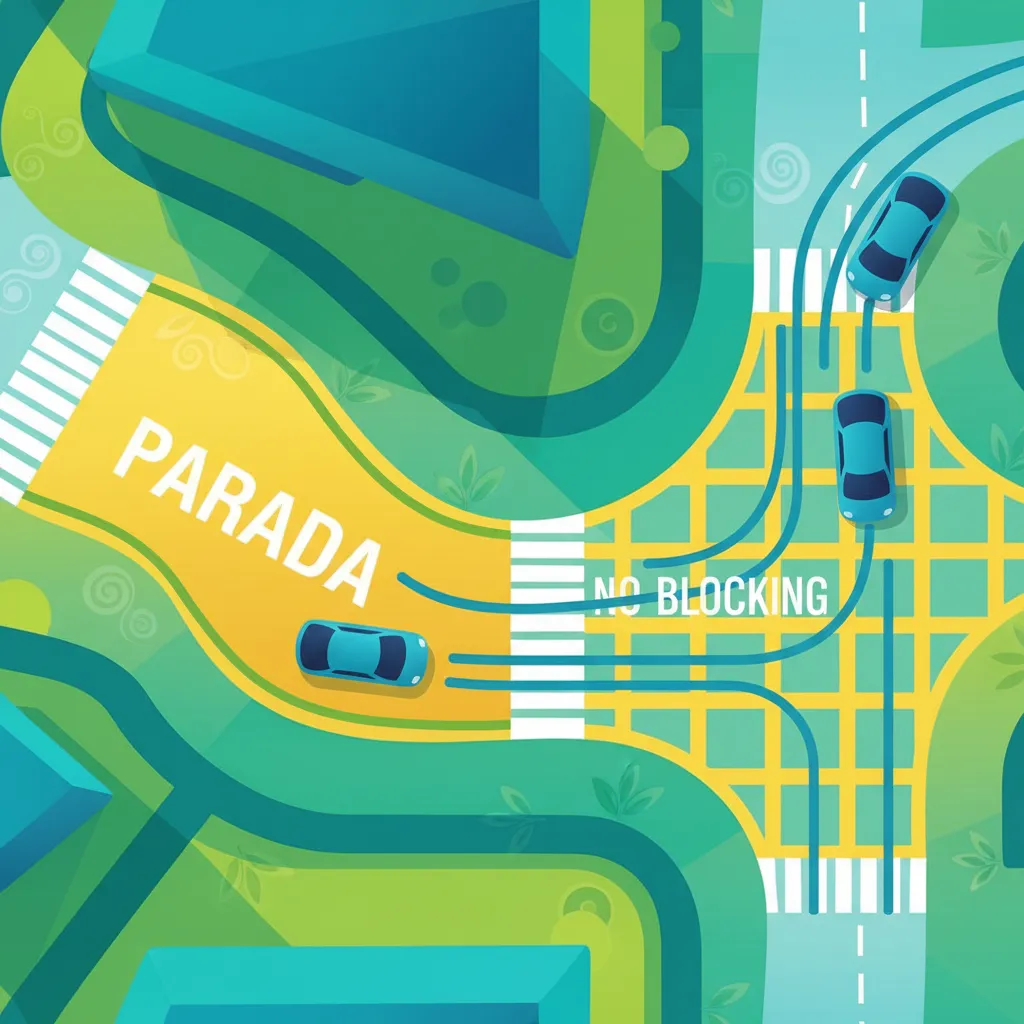 Spanish Yellow Urban Markings and No-Block Grids Explained