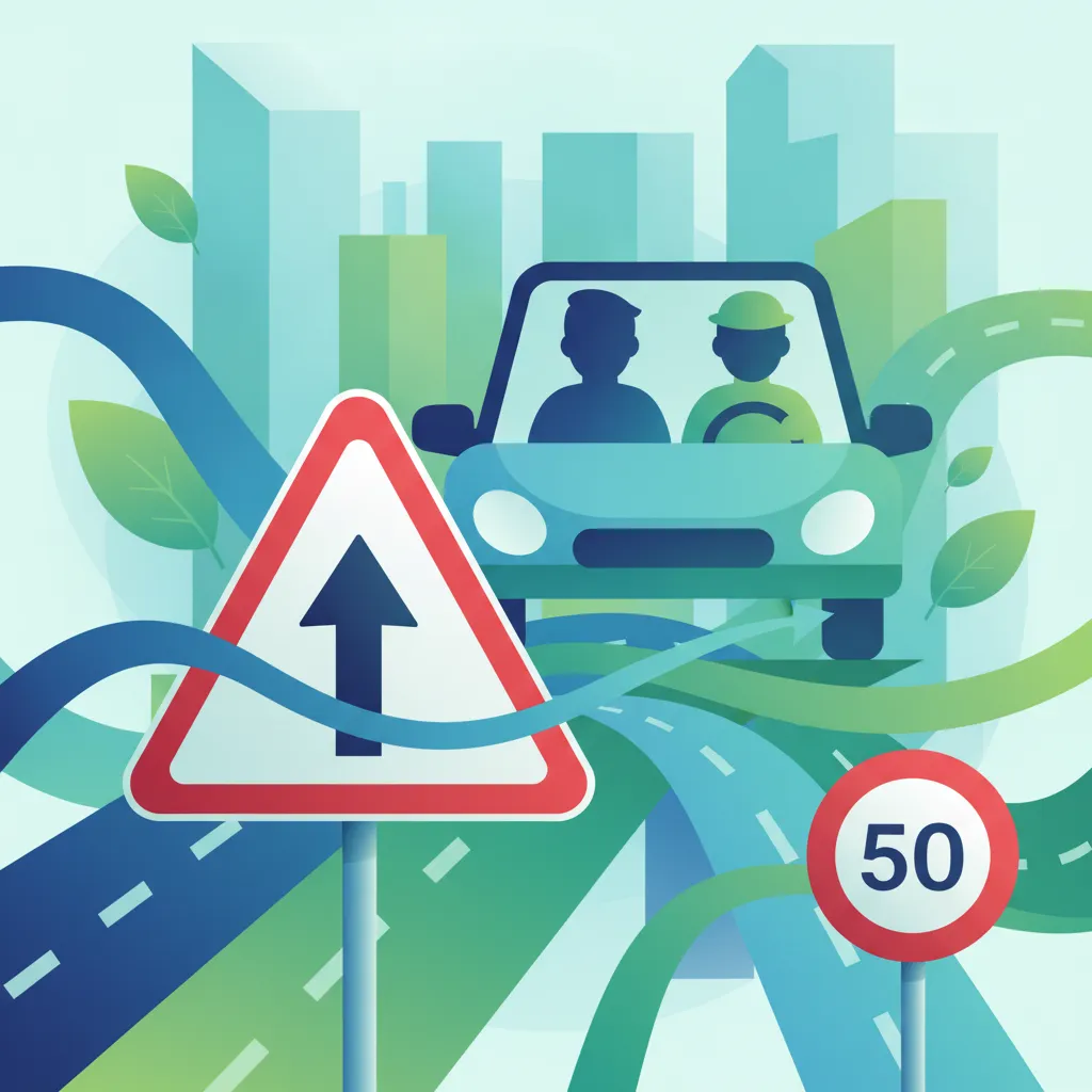 Begleitetes Fahren: Vorfahrts- und Schilderherausforderungen in Frankreich