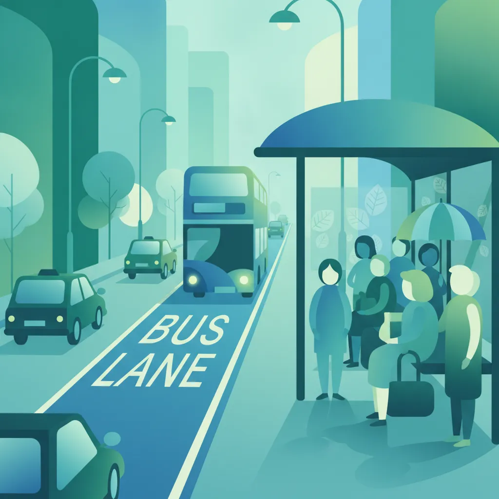 Buspasy, przystanki autobusowe i zasady dotyczące transportu publicznego w Wielkiej Brytanii