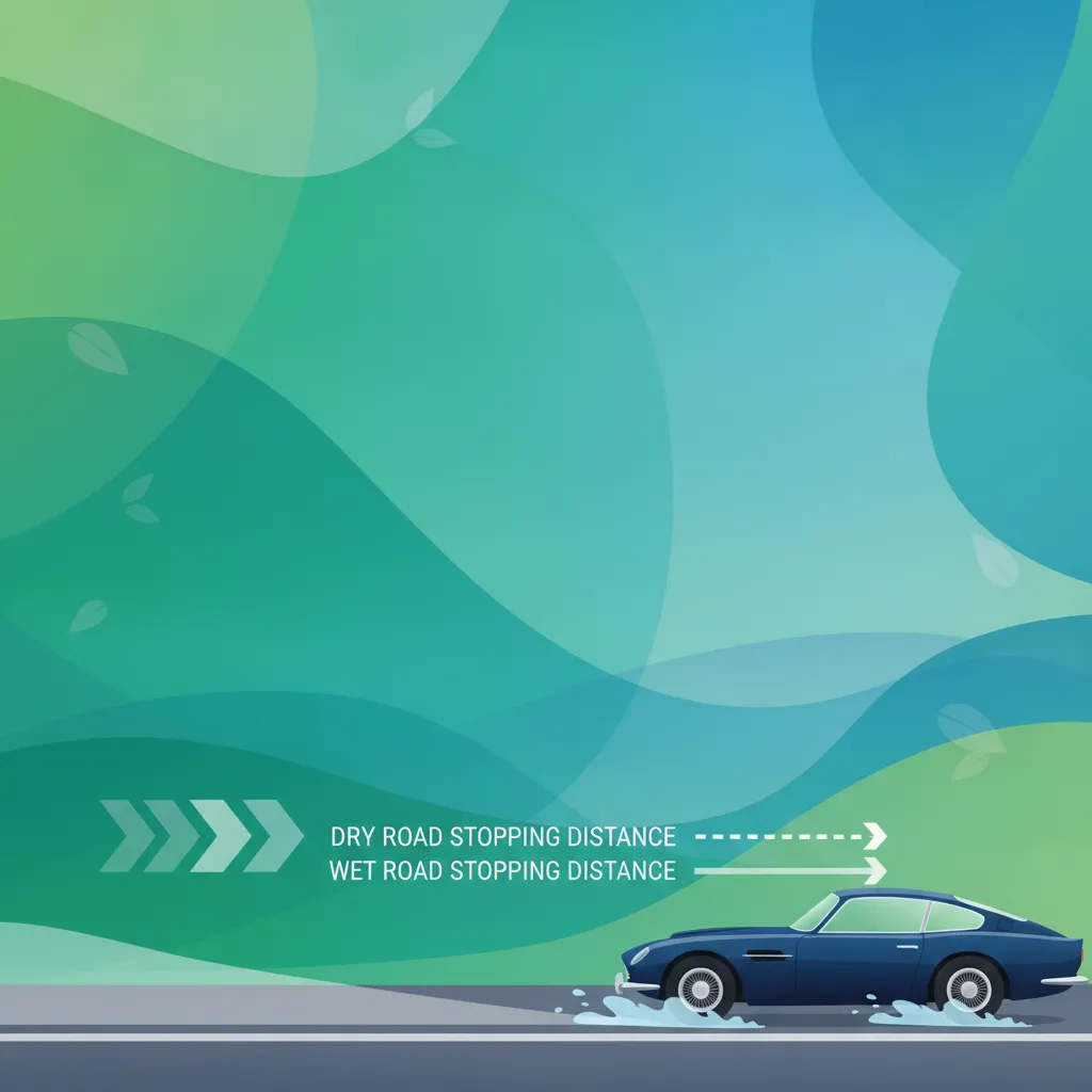 Advanced Stopping Distances & Wet Road Hazards for GB Theory Test