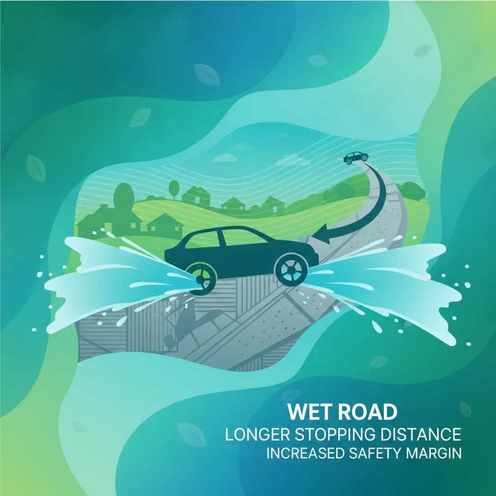 Stopping Distances and Wet Road Judgement for Great Britain Drivers