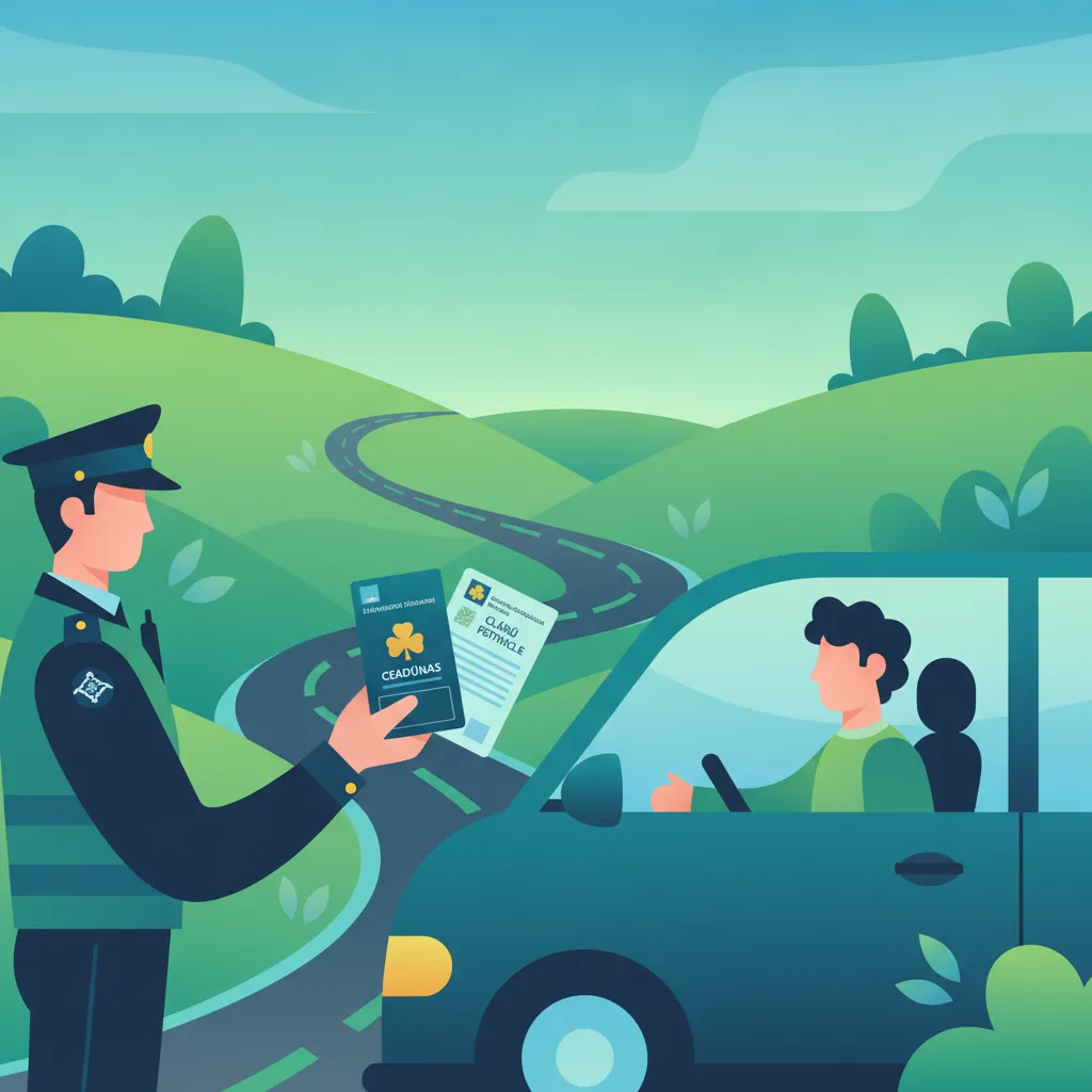Comprobaciones de Carretera de la Garda: Tu Guía para el Examen Teórico de Conducir Irlandés