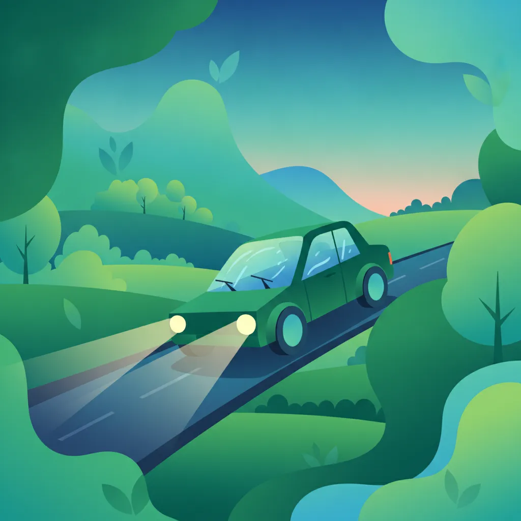 Scénarios de feux, d'essuie-glaces et de visibilité pour les conducteurs irlandais
