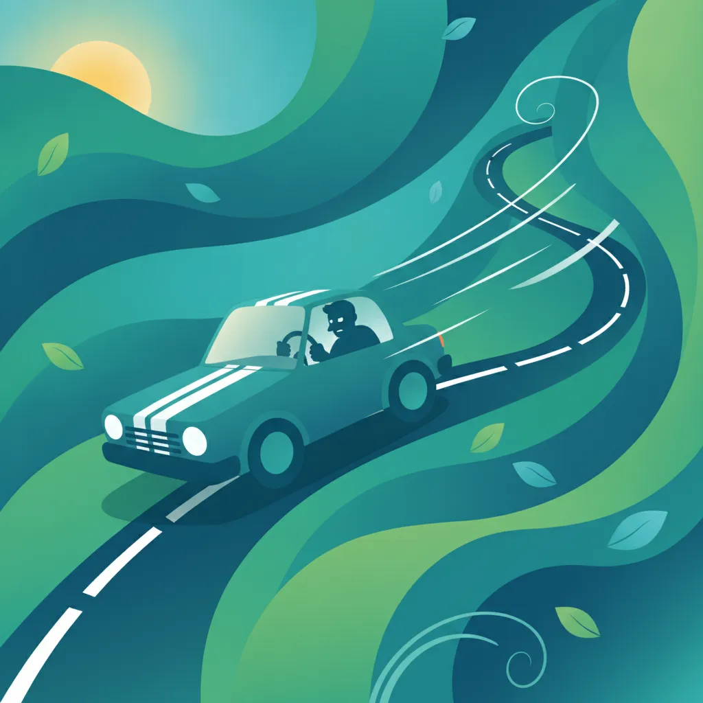 Conducir con Viento Fuerte y en Carreteras Costeras para Conductores Irlandeses
