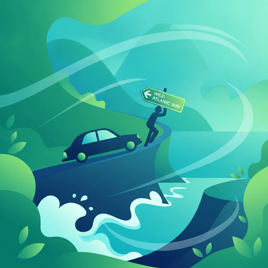 Driving Judgement in High Winds and on Irish Coastal Roads