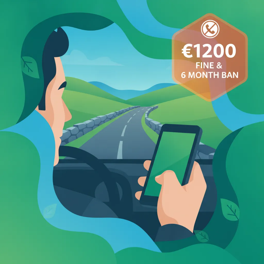 Teléfonos Móviles y Normas sobre Distracciones para la Teoría de Conducir Irlandesa