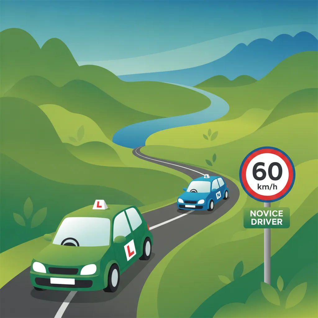 Geschwindigkeitsbegrenzungen für Fahranfänger und neue Fahrer in Irland