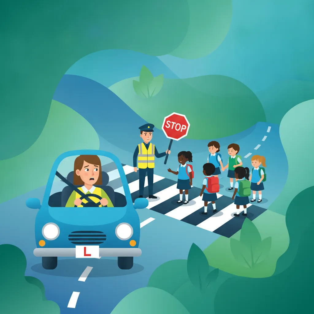 Pedestrian Crossings and School Wardens: Irish Learner Driver Risks