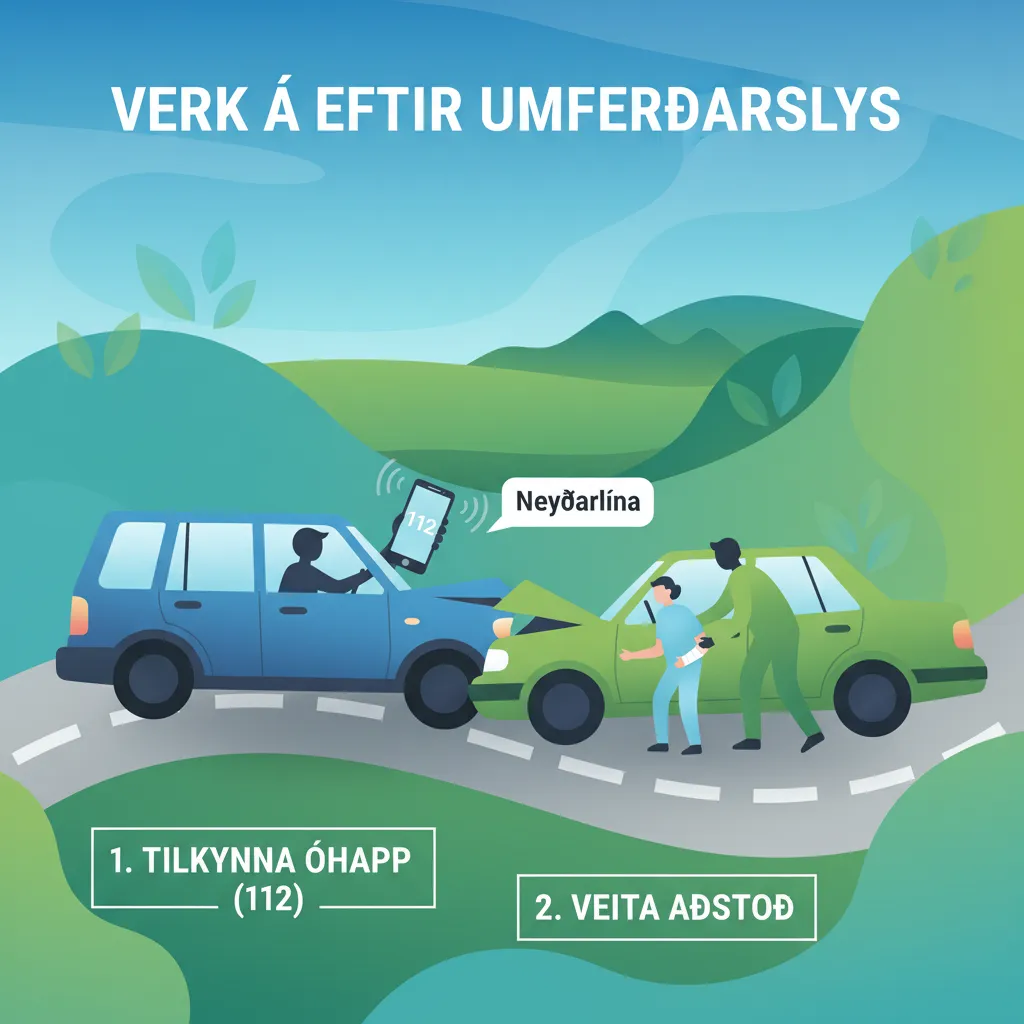 Reporting Accidents and 112 Protocol in Icelandic Traffic