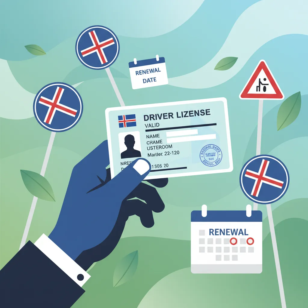 Sesión de práctica de Validez y Renovación del Permiso de Conducir Islandés