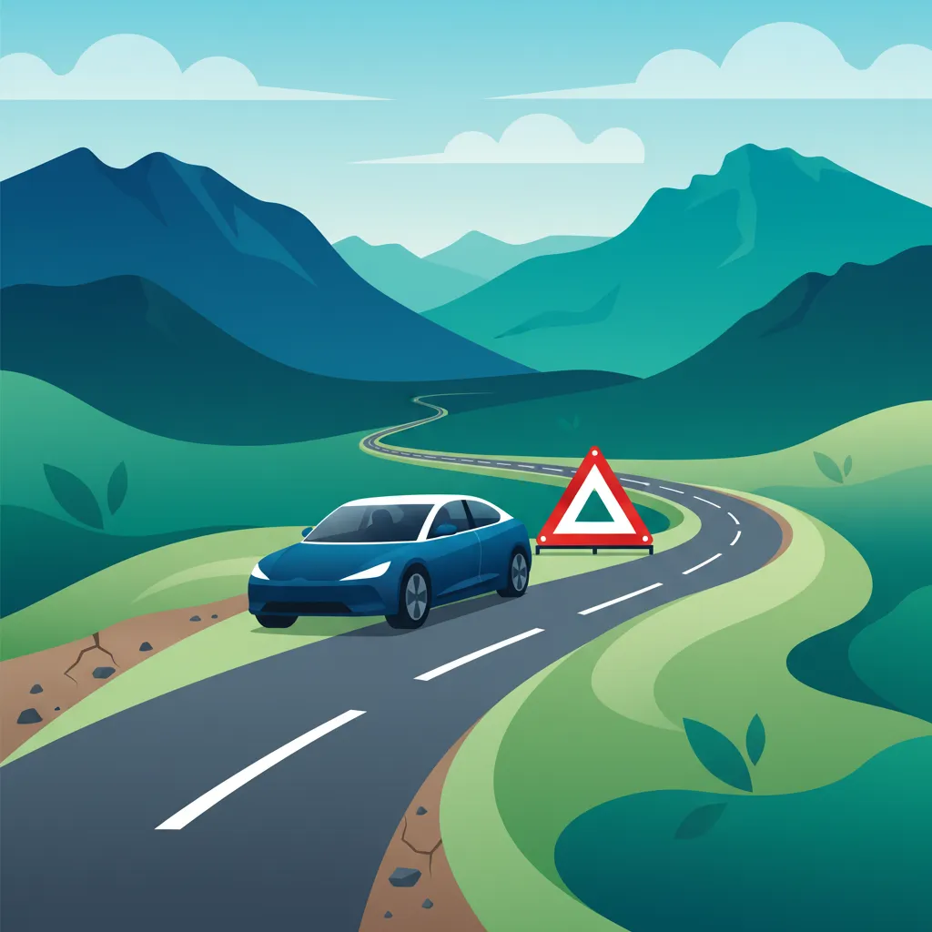 Safe Parking and Emergency Stops on Icelandic Rural Roads