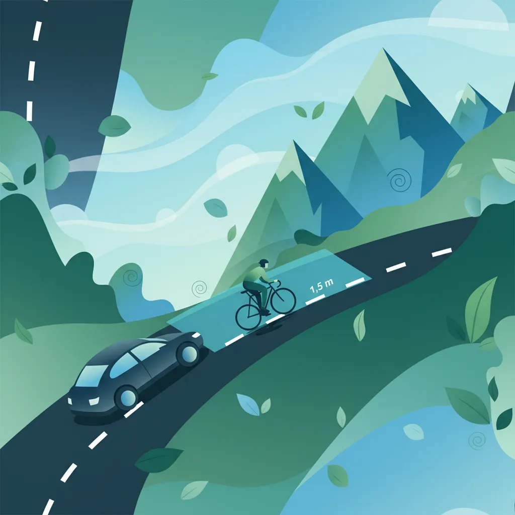 Safe Overtaking of Cyclists and Slow Vehicles in Iceland