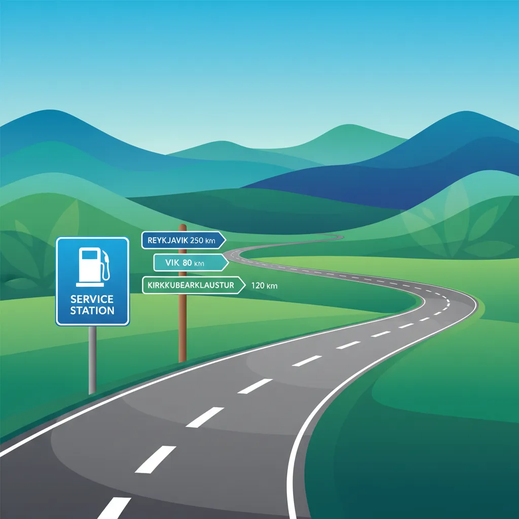 Icelandic Road Signs: Information and Navigation Practice Session