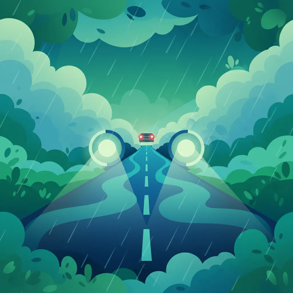 Hazard Perception: Safe Speed in Fog and Rain for Icelandic Drivers