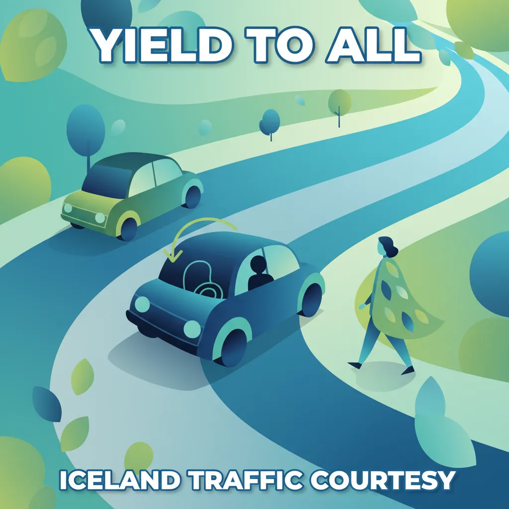 Exiting Driveways, Gas Stations, and Parking Lots in Iceland