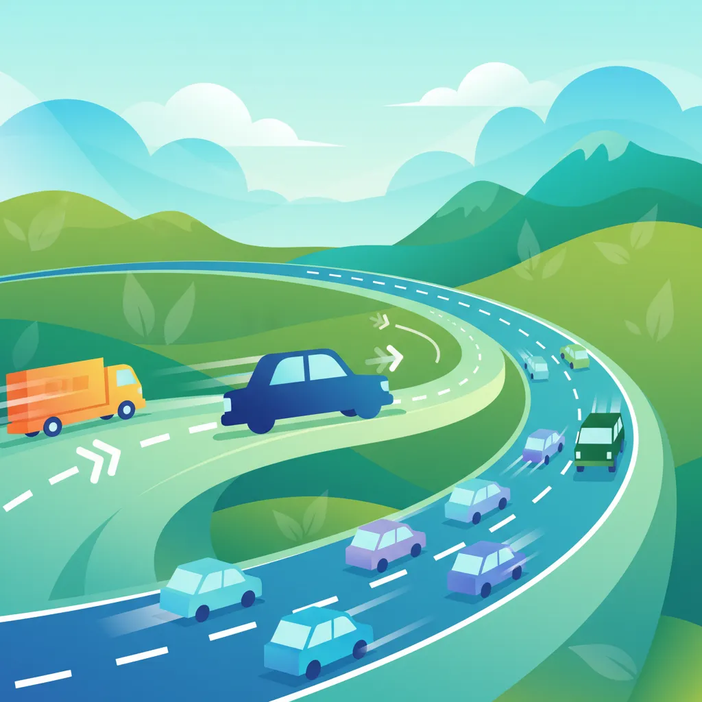 Merging and Acceleration Lanes for Icelandic Driving Theory
