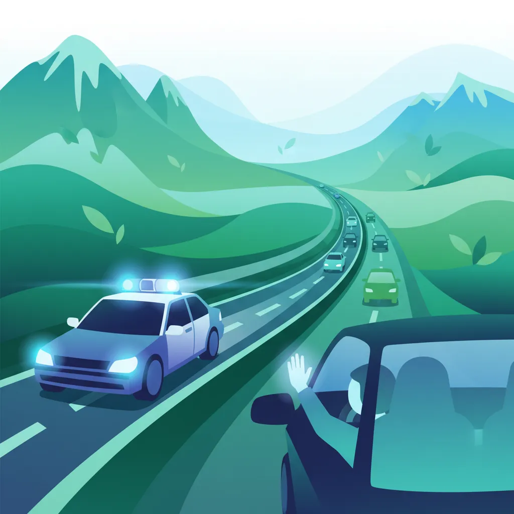 Icelandic Emergency Vehicle Priority and Zipper Merging