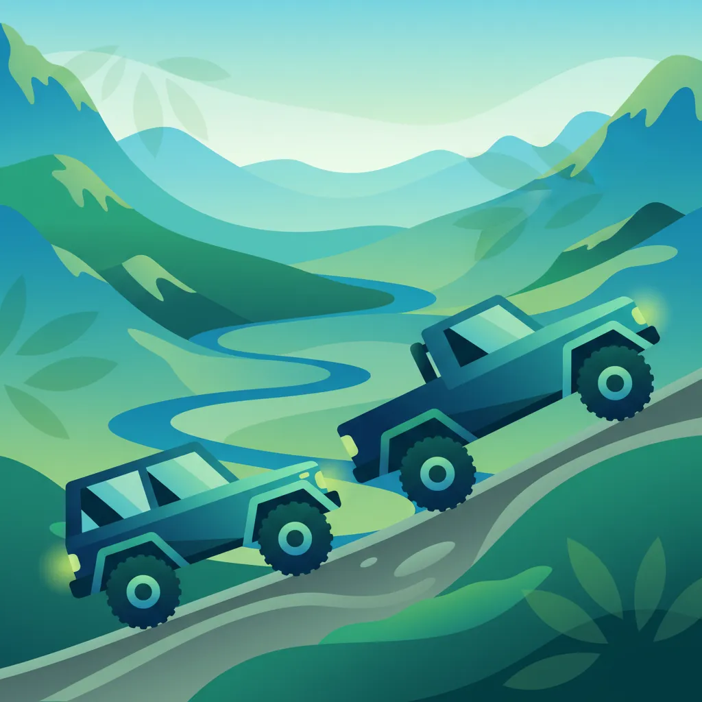 Conjunto de Práctica de Normas de Prioridad en Carreteras de Montaña Islandesas y Vías F