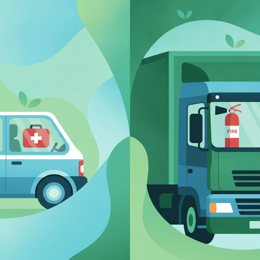 First Aid Kits and Fire Extinguishers in Italian Vehicles