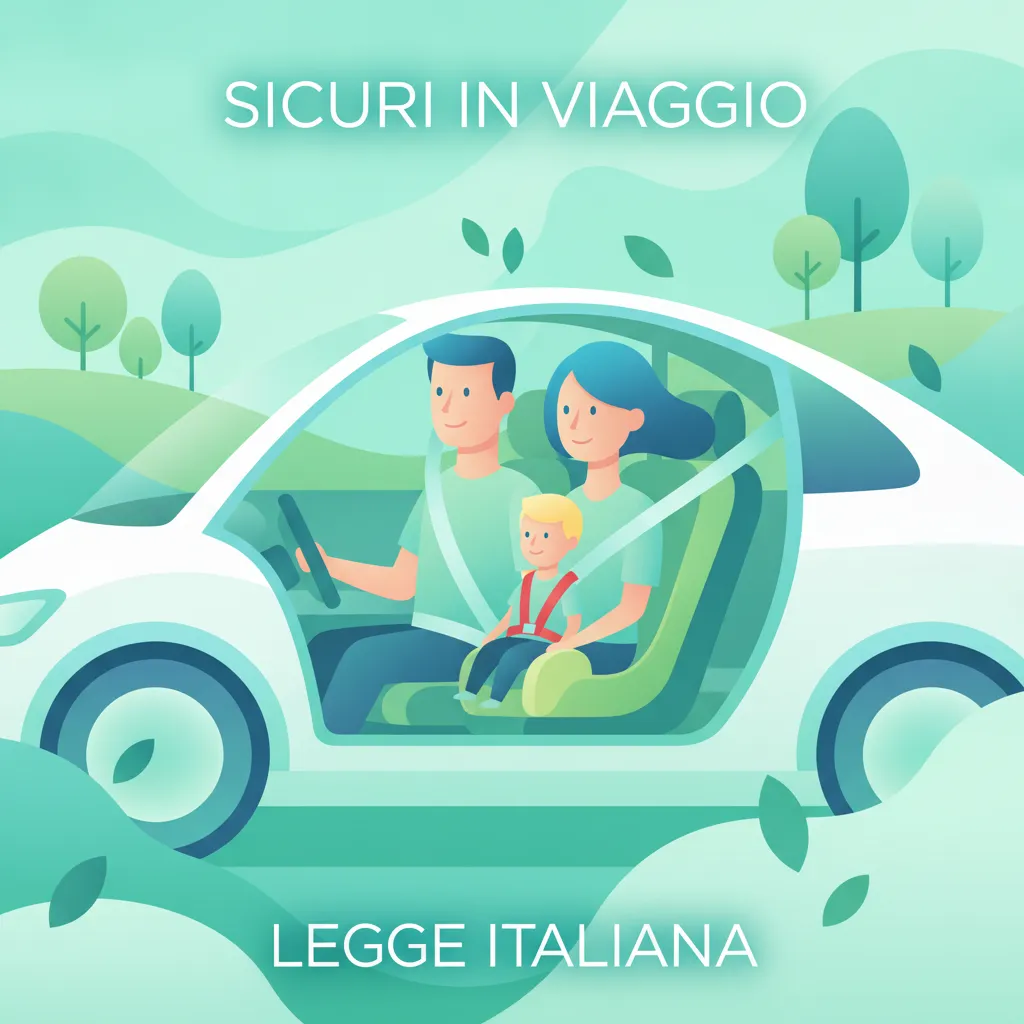 Normativa italiana sobre cinturones de seguridad y sistemas de retención infantil
