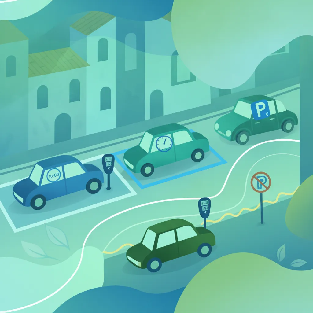 Italienisches Parken: Blaue Zonen und die Parkscheibe (Disco Orario)