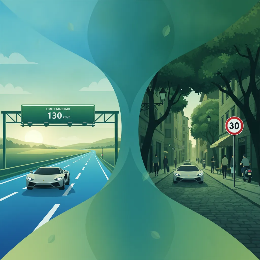 Tipi di Strade Italiane e Limiti di Velocità Predefiniti