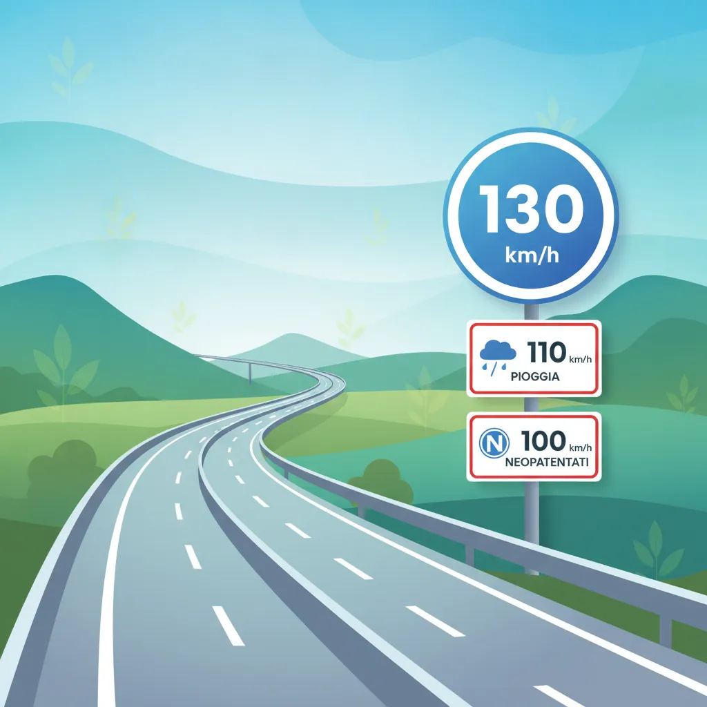 Limiti di Velocità in Autostrada in Italia