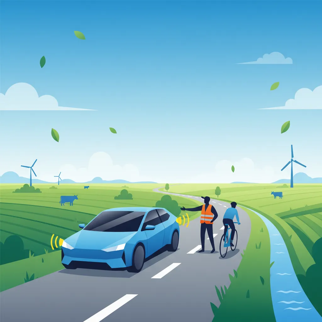 Emergency Response: Hazard Lights and Safe Stopping in Dutch Traffic