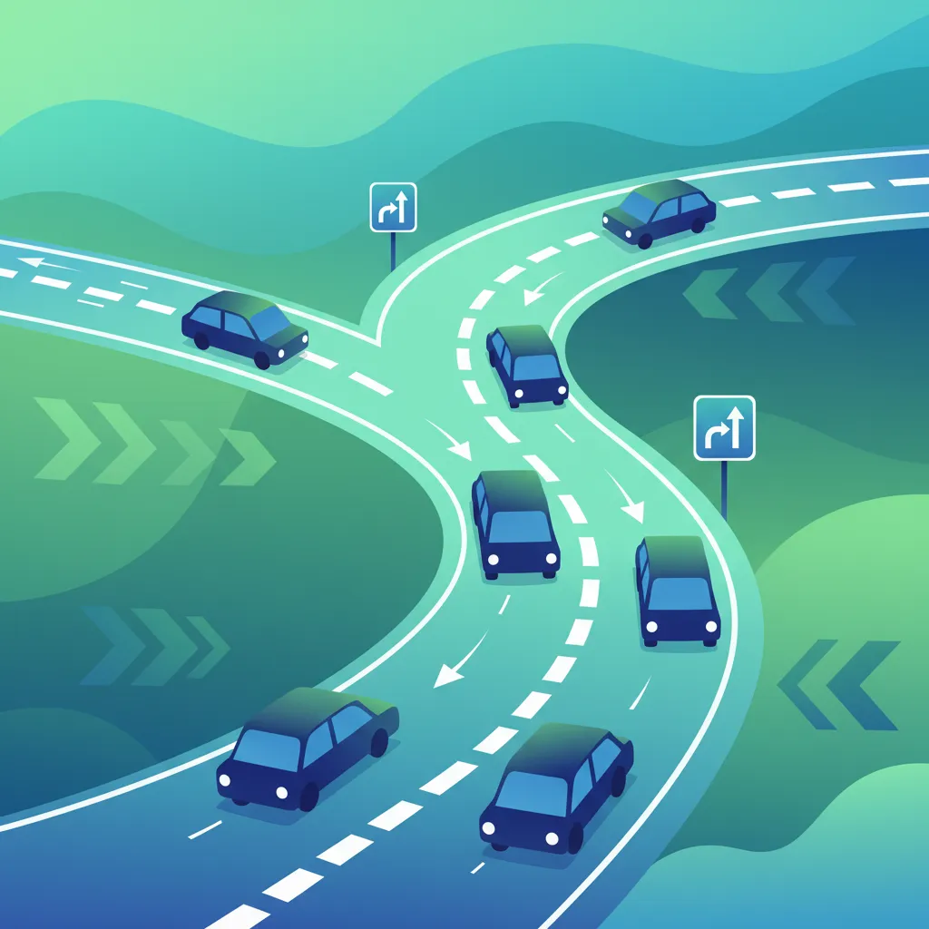 Lane Reduction and Zipper Merging Rules for Your Dutch Driving Exam