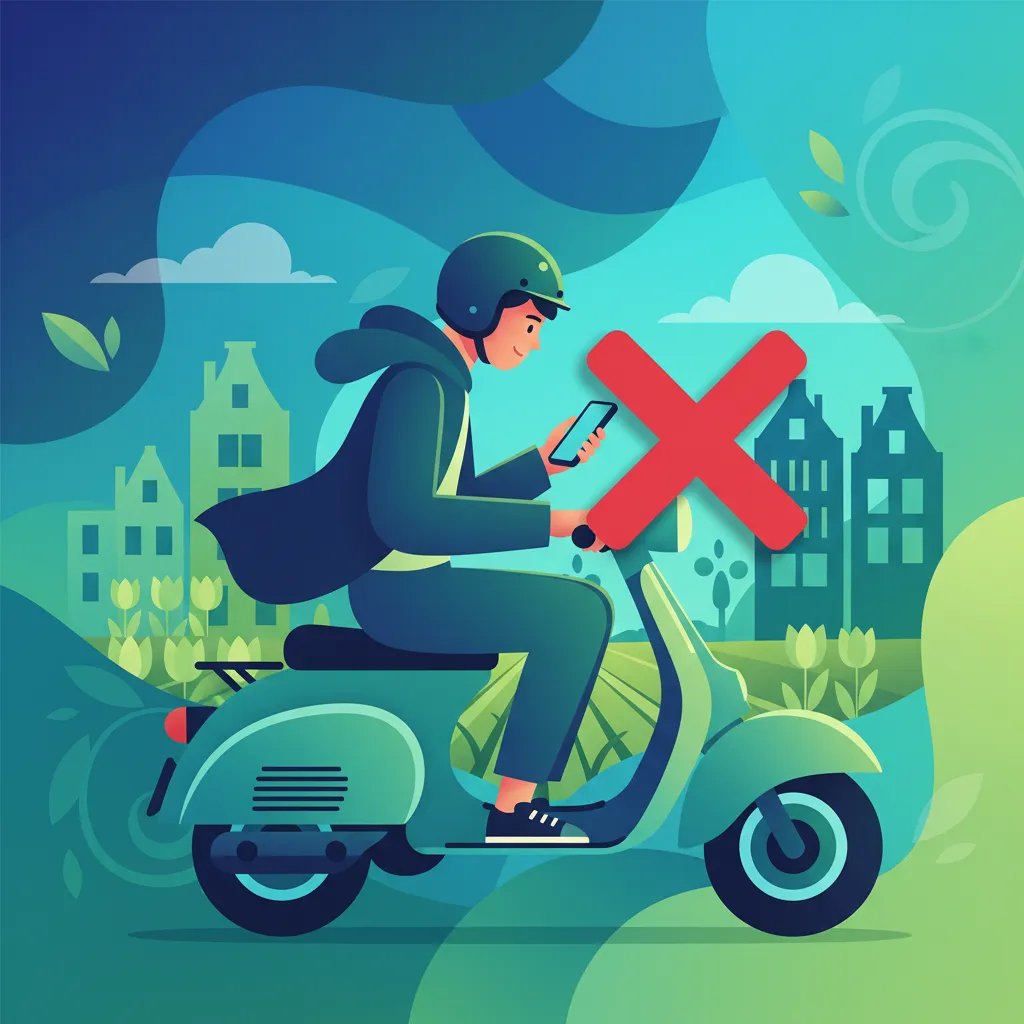 Phone Use and Distractions on Dutch Mopeds