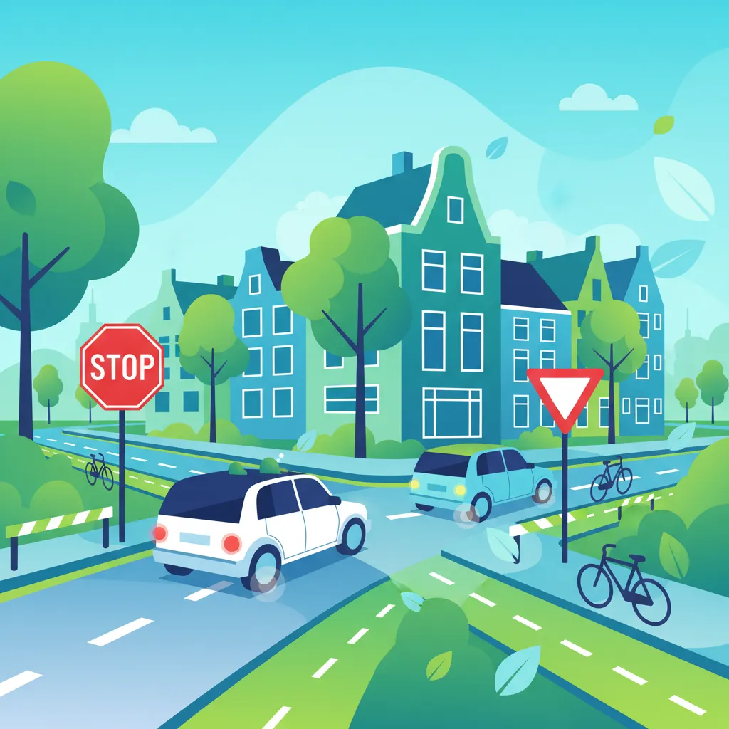 Hollanda Trafiğinde Dur ve Yol Ver Levhalarını Anlama
