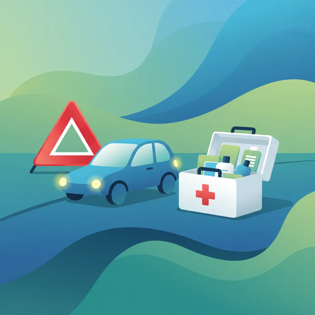 Initial Actions After a Collision for Dutch Driving Theory
