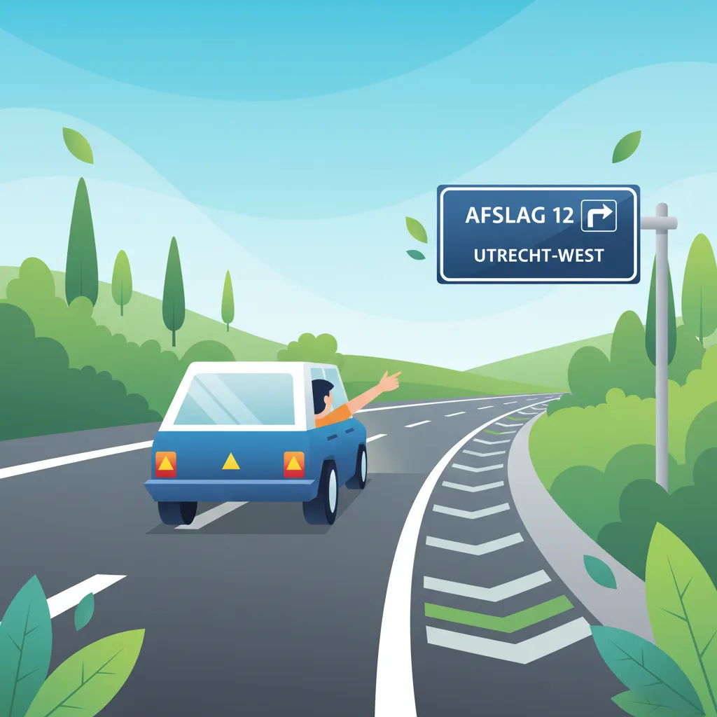 Motorway Exiting and Deceleration Lanes in the Netherlands