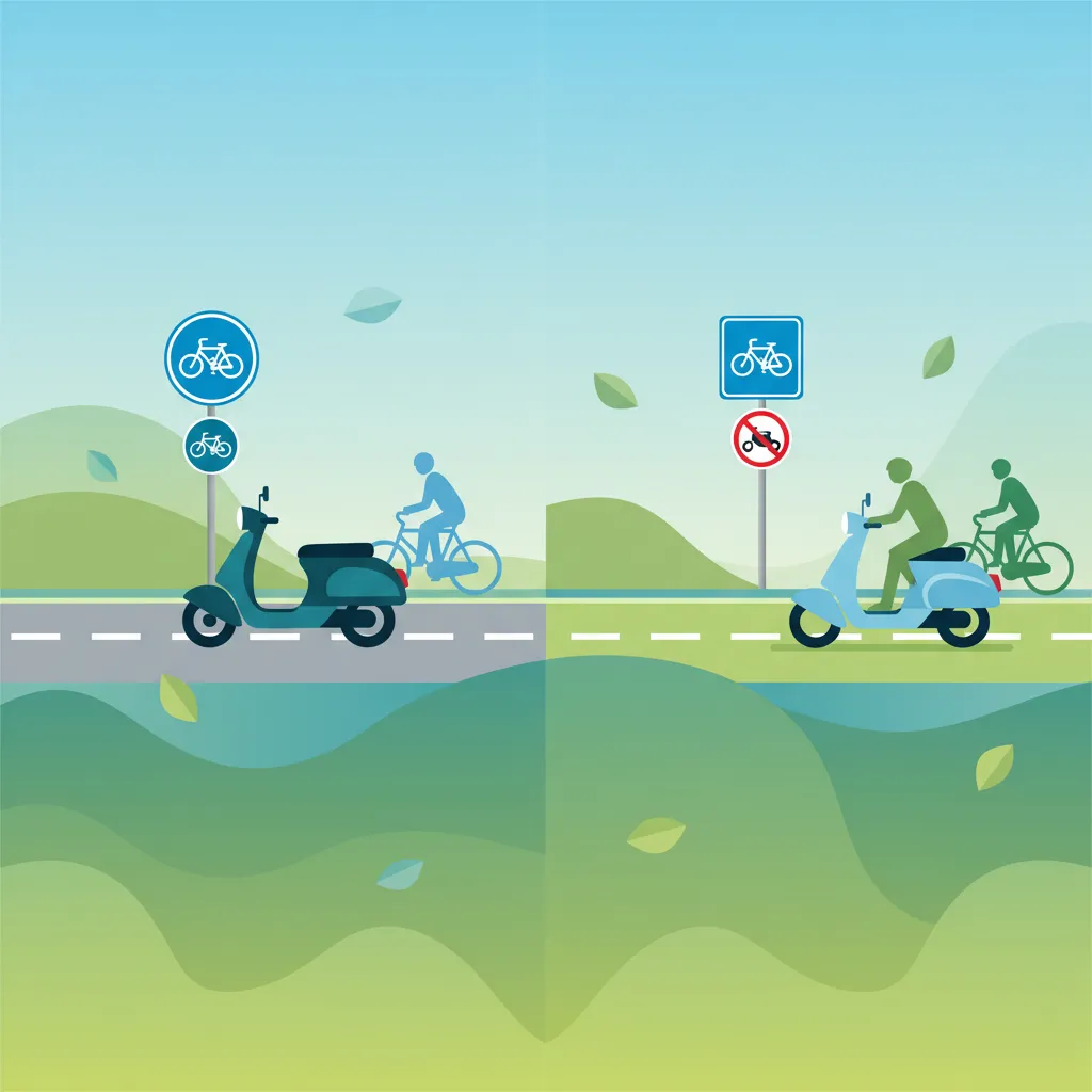 Moped and Light Moped Road Positioning in the Netherlands