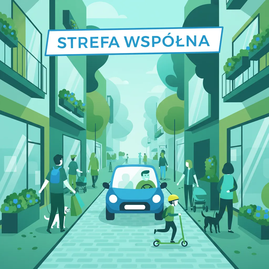 Driving Rules in Polish Shared Spaces and Residential Zones